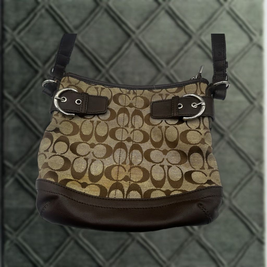 Coach VINTAGE Coach Soho Buckle Hobo Shoulder Bag Khaki Brown