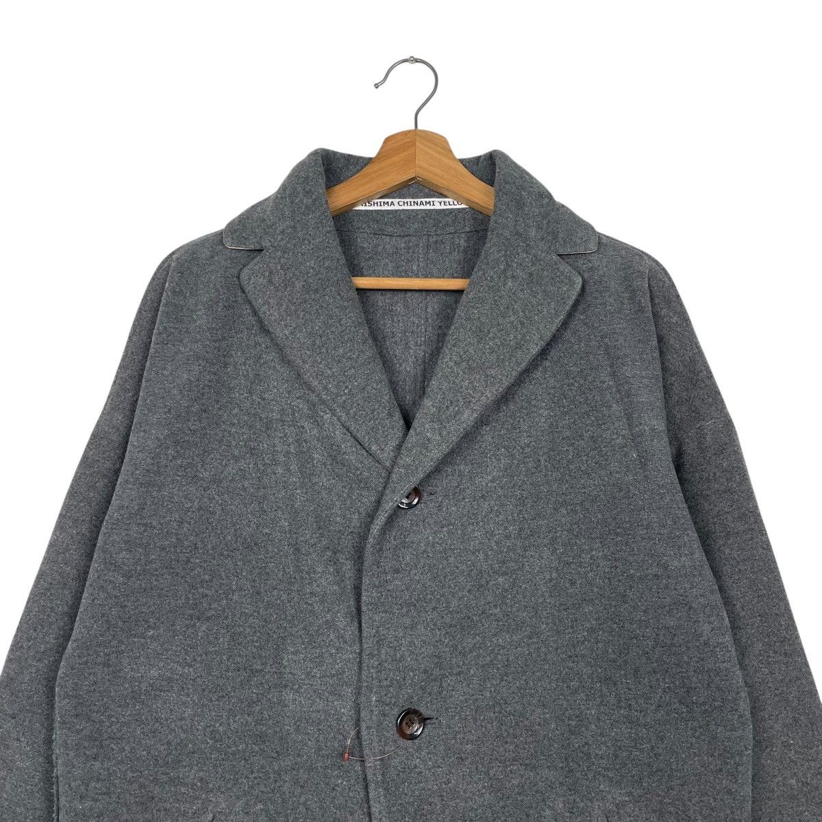 Japanese Brand Japanese Designer Kamishima Chinami Yellow Overcoat Size S / US 4 / IT 40 - 2 Thumbnail