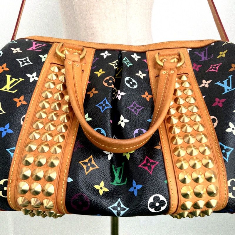 Louis Vuitton Murakami Multi-Tote Bag Stud Cross Bag