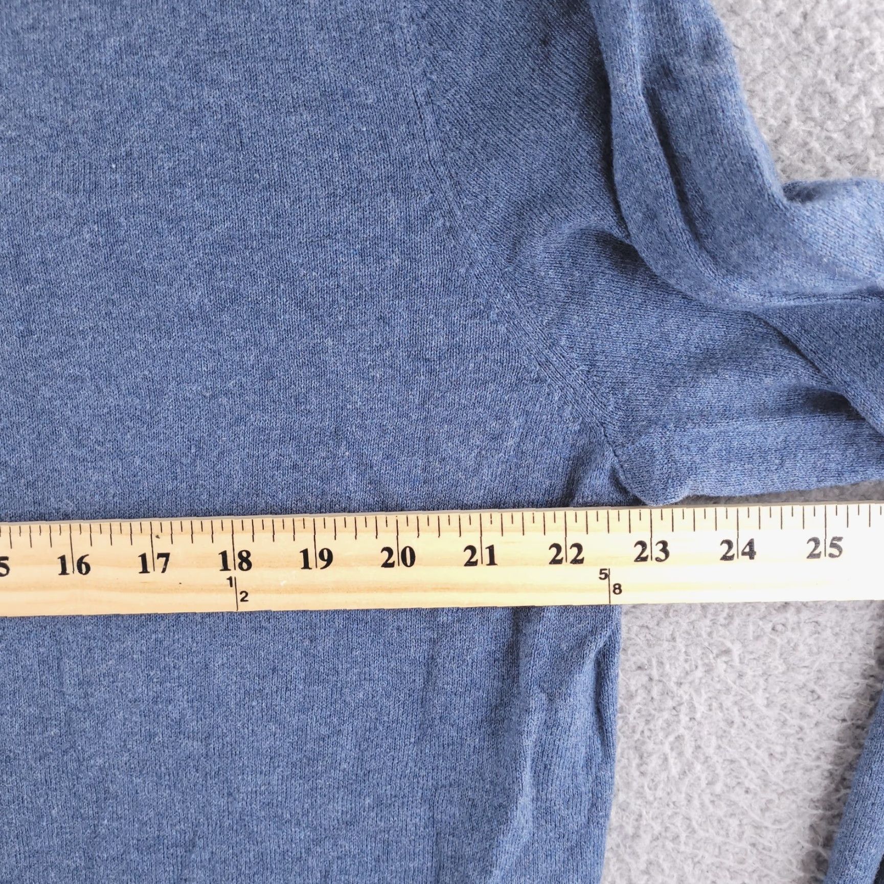 Banana Republic Banana Republic Sweater Mens XL Blue Luxe Yarn Blend V Neck Cotton Cashmere Size US XL / EU 56 / 4 - 5 Thumbnail