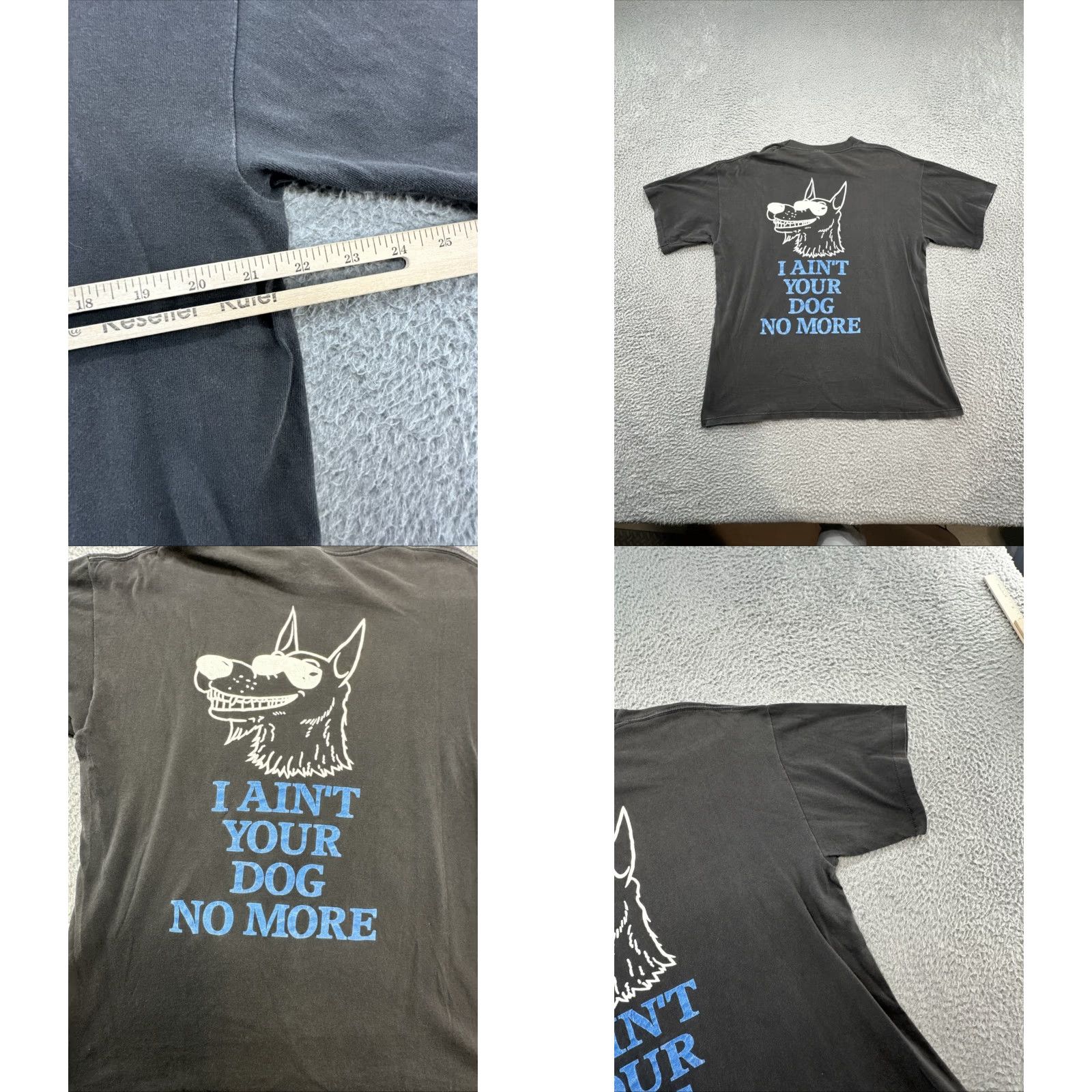 X-LARGE VINTAGE Billy Ray Cyrus I Aint Your Dog No More 90s Tee X Large Shirt Mens XL Black Cotton 90s Shirt Size US XL / EU 56 / 4 - 9 Thumbnail
