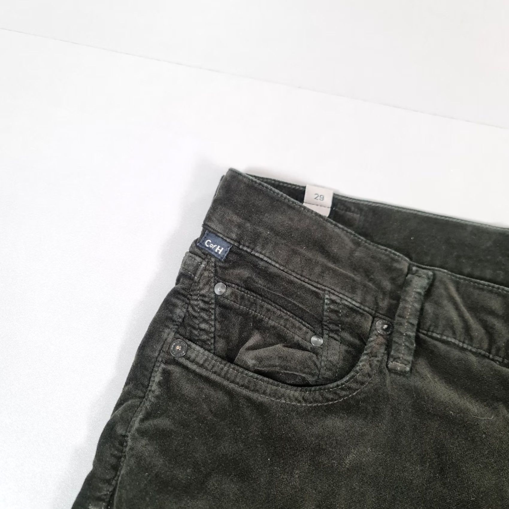 Citizens Of Humanity Citizens of Humanity Jeans Green W29 L29 Slim Skinny Stretch 5-Pocket Womens Vintage No Size 29" - 3 Thumbnail
