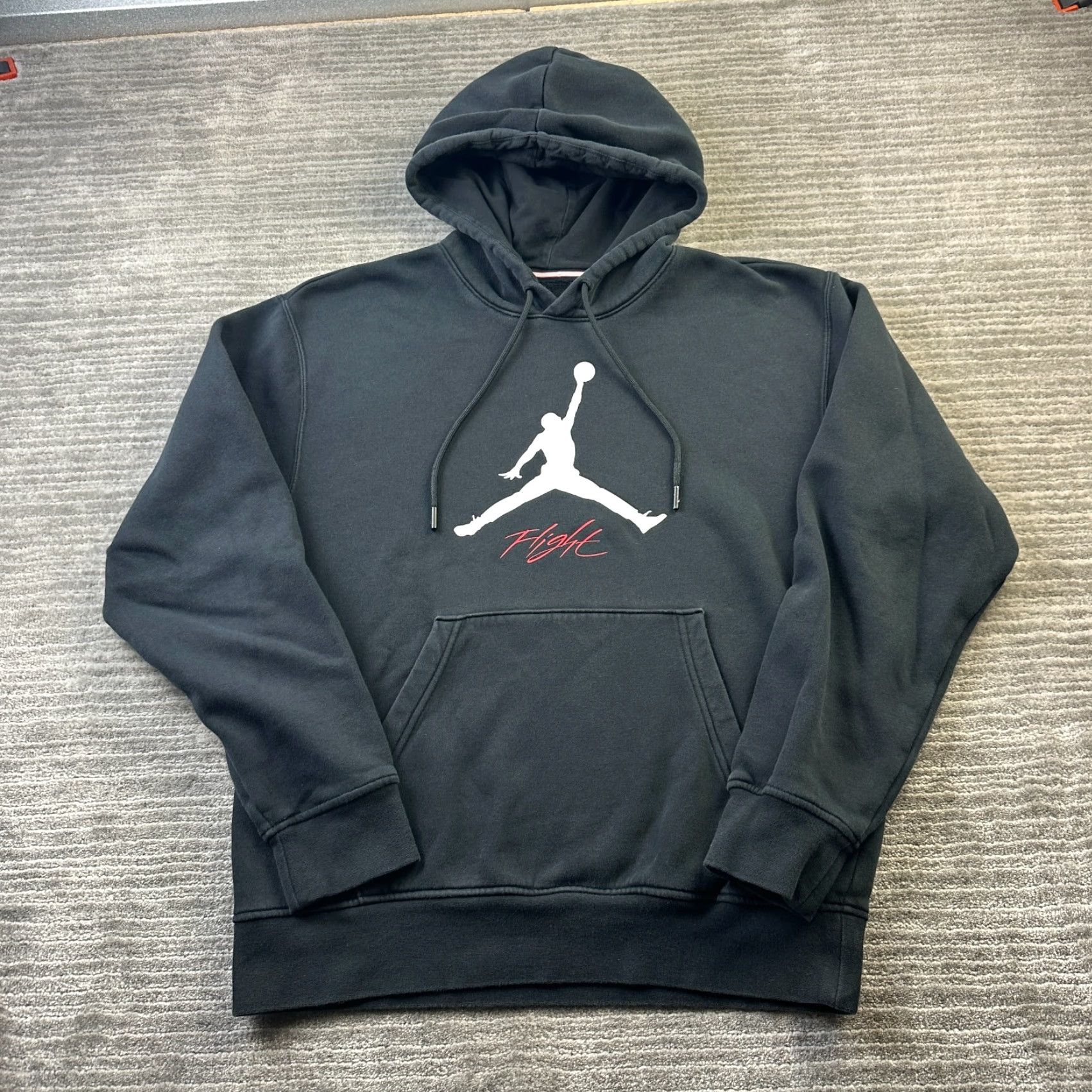 Jordan Brand Jordan Hoodie Mens Small Black Fleece Jumpman Logo Hoodie Size US S / EU 44-46 / 1 - 2 Thumbnail