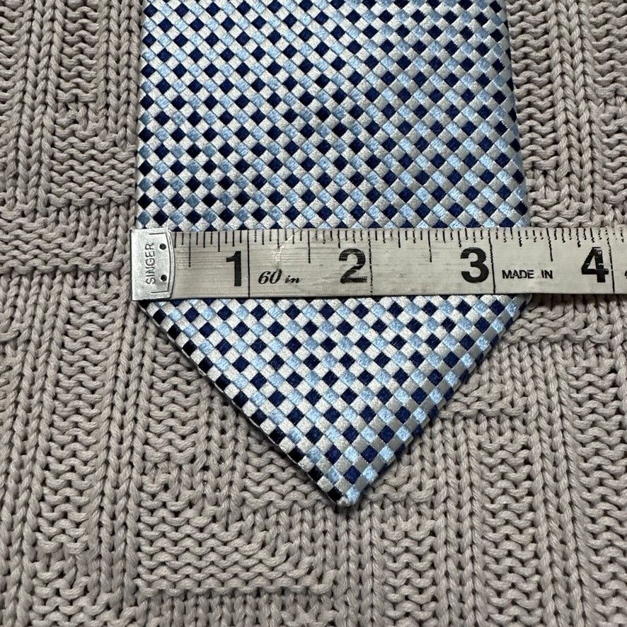Other Towergem blue plaid silk tie Size ONE SIZE - 5 Thumbnail