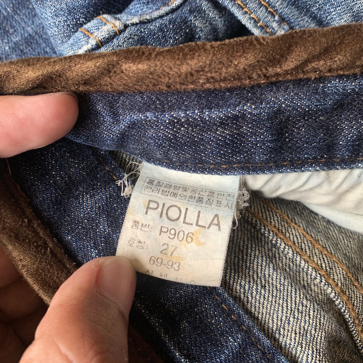 If Six Was Nine Piolla Distressed Clawmark ifsix LGB KMRII Flared Jeans Size US 29 - 8 Thumbnail