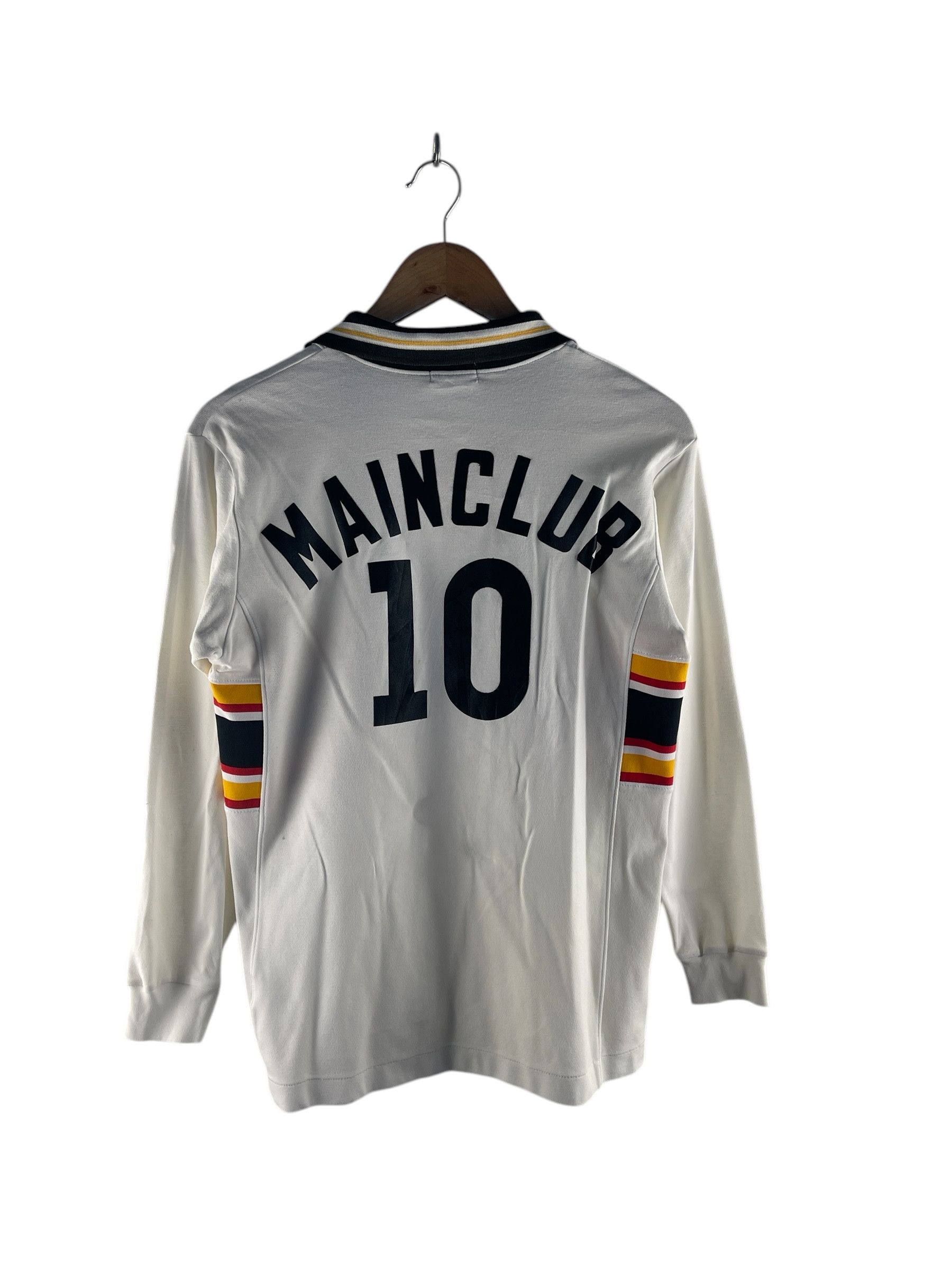 Asics Vintage Mainclub 10 Asics Soccer Jersey Shirt Size US S / EU 44-46 / 1 - 2 Thumbnail