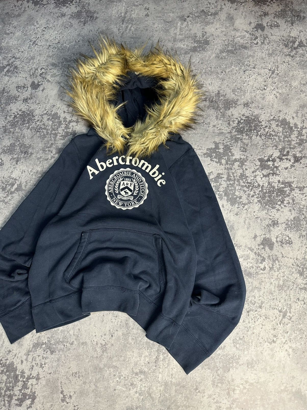 Abercrombie & Fitch Hoodie Abercrombie Fitch Fur Y2k Size S / US 4 / IT 40 - 3 Thumbnail