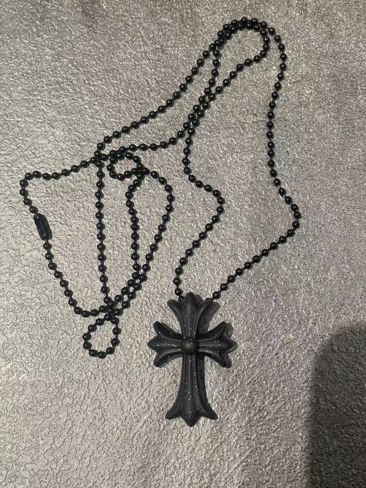 Chrome Hearts Chrome Hearts Resin Cross Ball Chain Necklace Size ONE SIZE - 6 Thumbnail