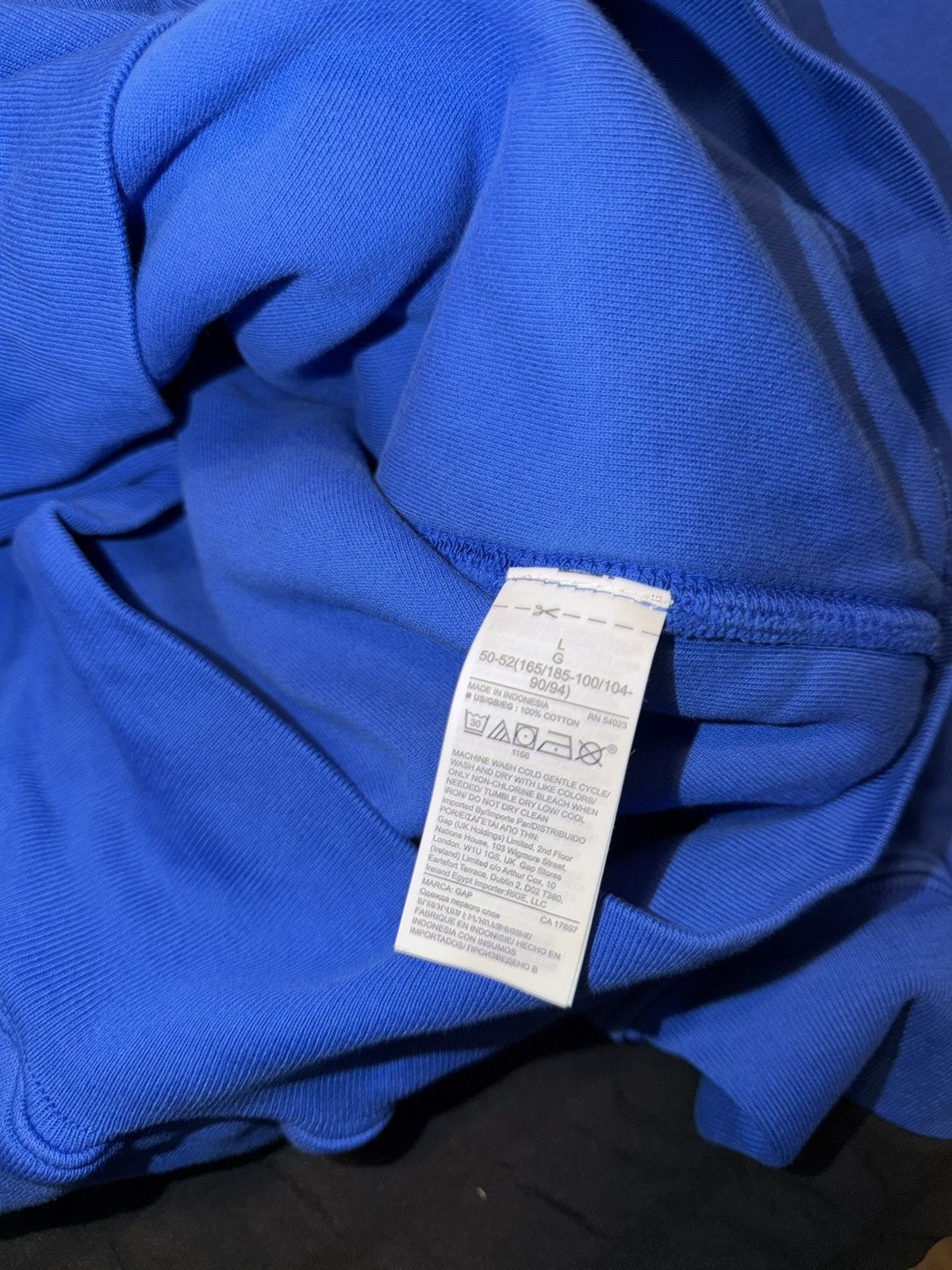 Gap × Yeezy Yeezy Gap Blue Perfect Hoodie L Size US L / EU 52-54 / 3 - 3 Thumbnail