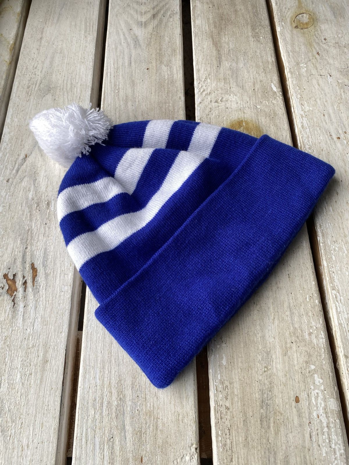 Chelsea Soccer × Vintage Vintage 00s Chelsea FC Winter Hat/Beanie OS Size ONE SIZE - 2 Thumbnail