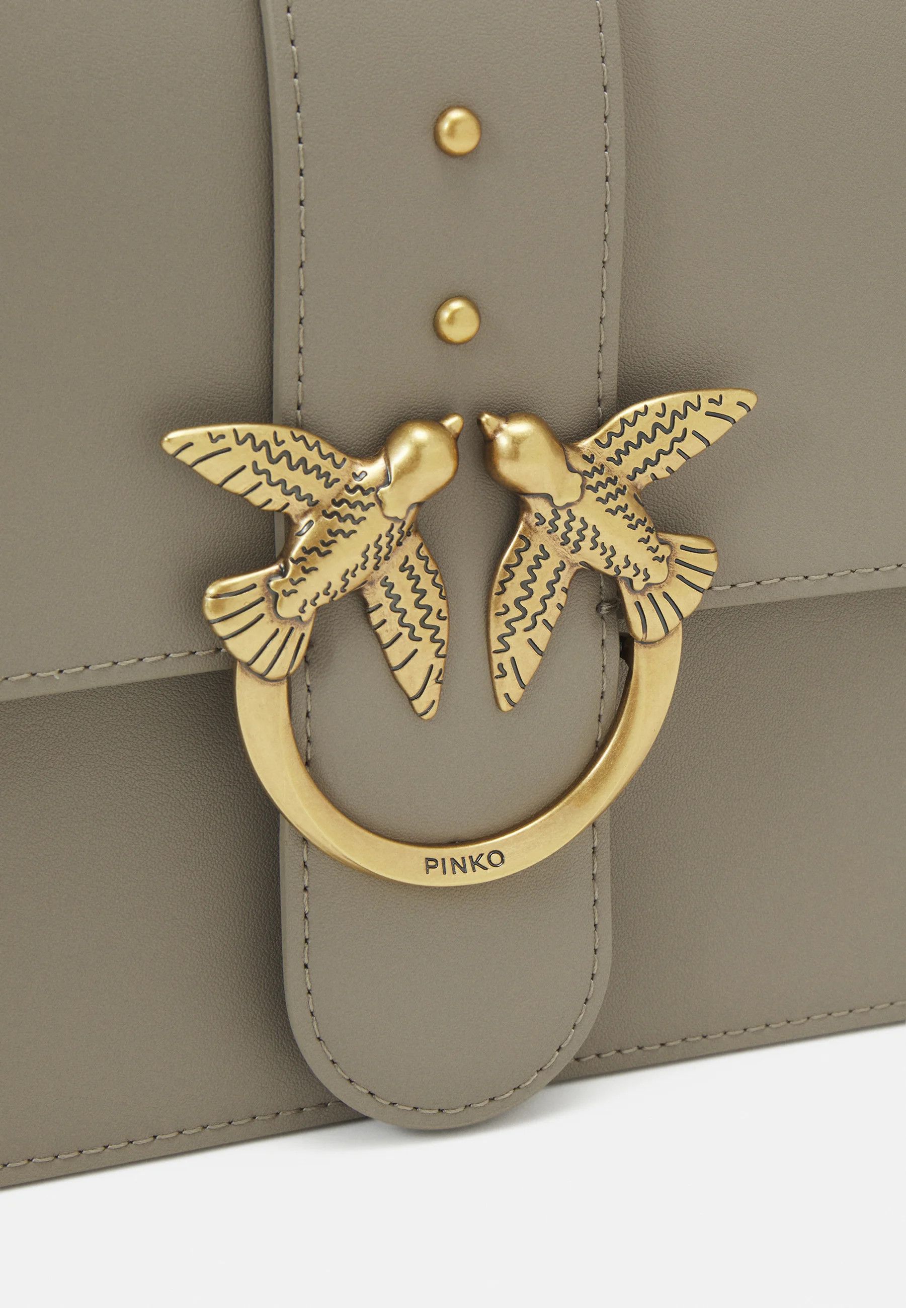 Pinko o1s22i1n0824 Size: OS / Classic Love Crossbody Bag in Grey Size ONE SIZE - 6 Thumbnail