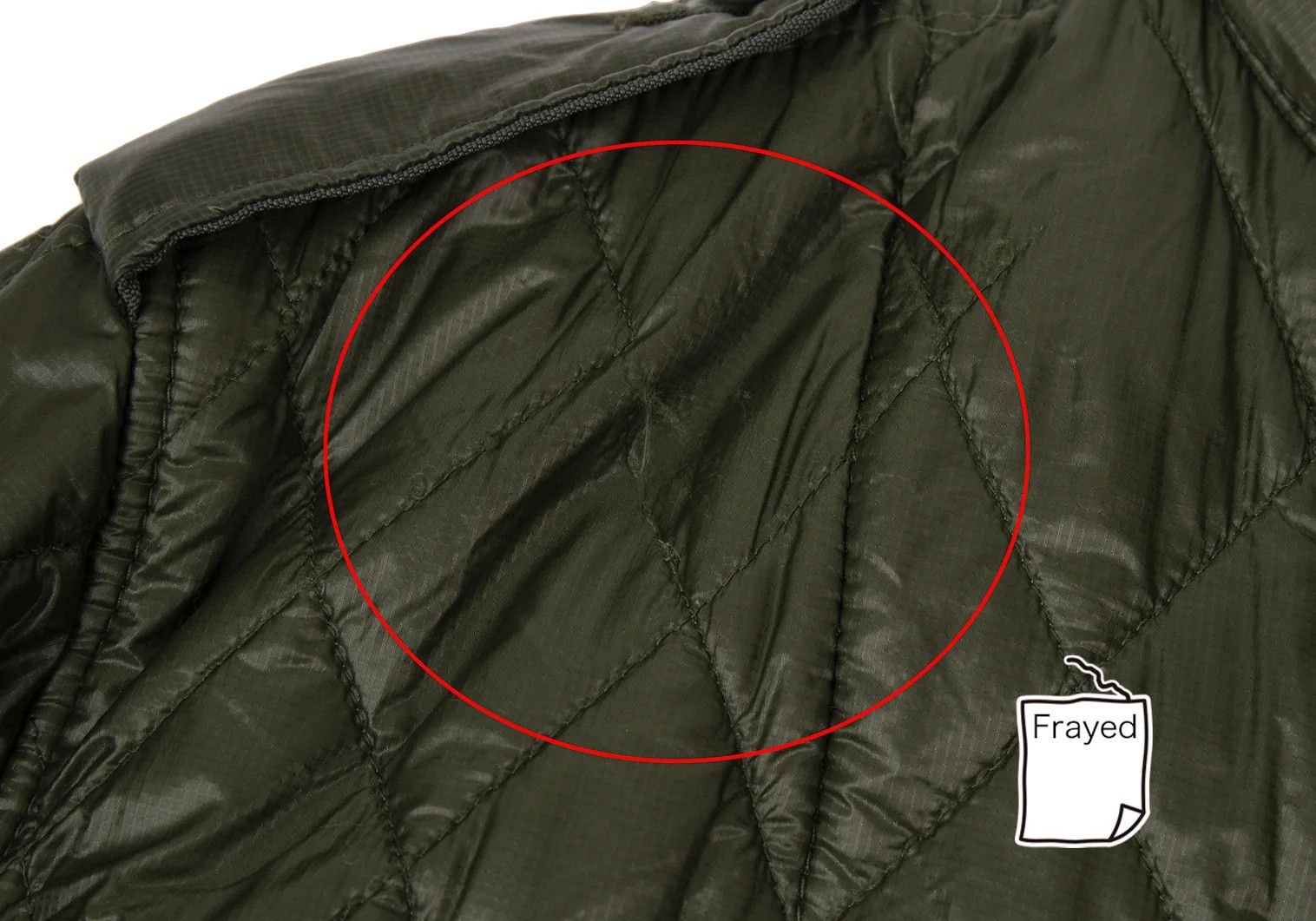 Junya Watanabe × The North Face Quilted Jacket in Khaki, Size XS Size US XS / EU 42 / 0 - 3 Thumbnail