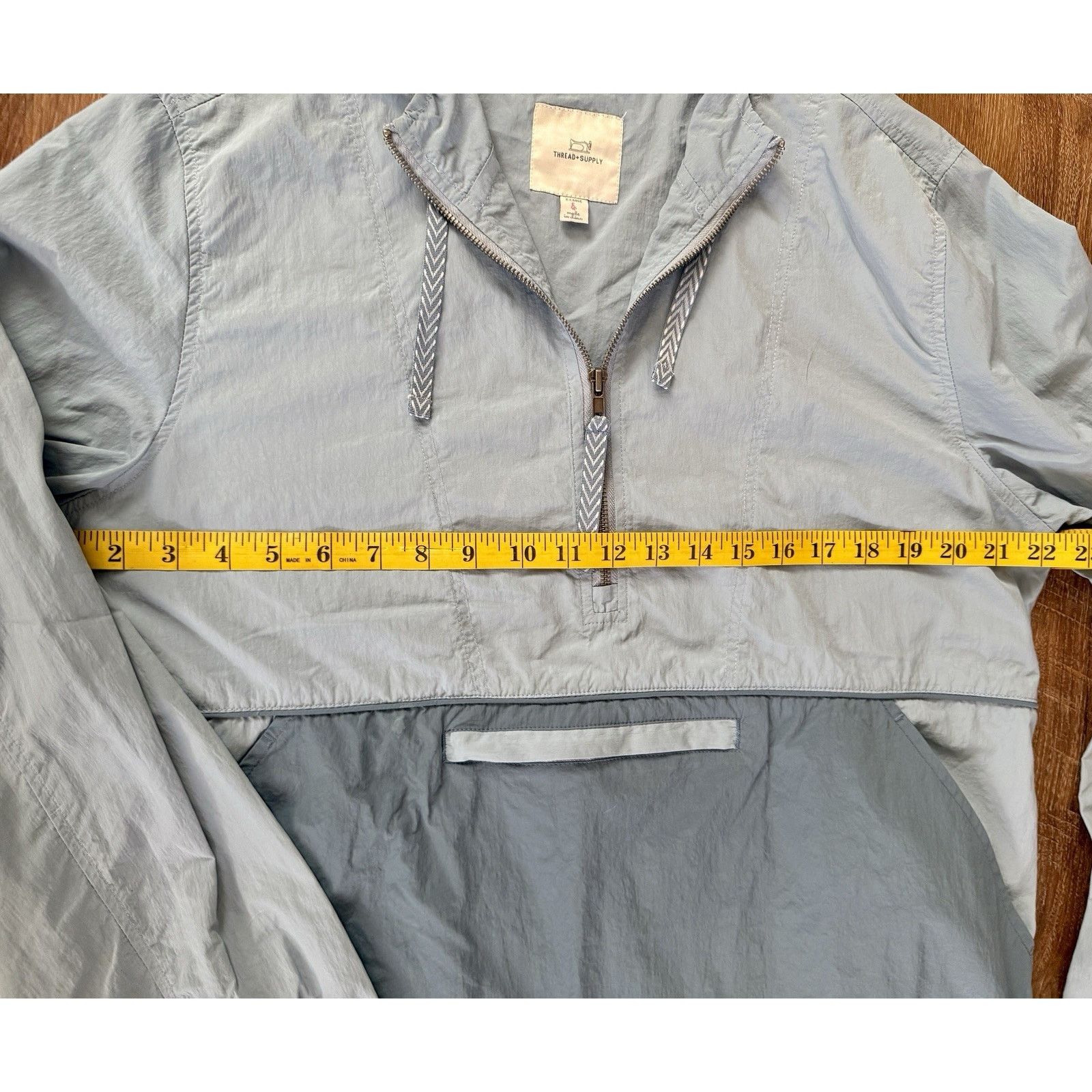 Old Navy Thread & Supply Women’s Pullover Windbreaker Hooded Jacket Size L / US 10 / IT 46 - 5 Thumbnail