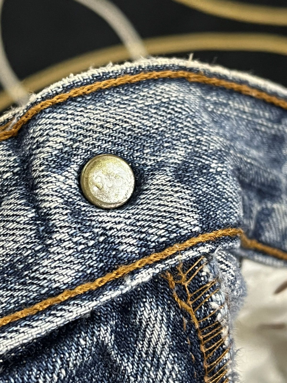 LVC × Levi's × Levi's Vintage Clothing Vintage Levi’s 503 Ripped Paint Splatter Distressed Denim Size US 32 / EU 48 - 9 Thumbnail