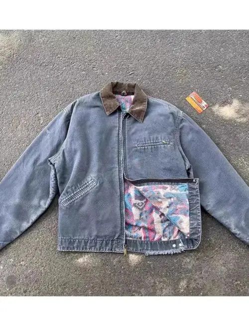 Japanese Brand Yoshimi x Kubo Vintage Street Zipper Coat Work Jacket Size US M / EU 48-50 / 2 - 2 Thumbnail