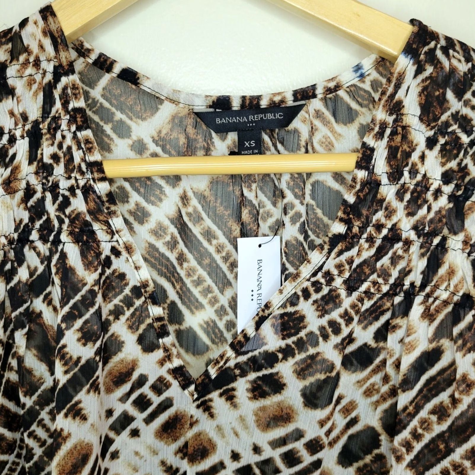 Banana Republic VINTAGE Banana Republic Blouse? (removed) Size XS / US 0-2 / IT 36-38 - 4 Thumbnail