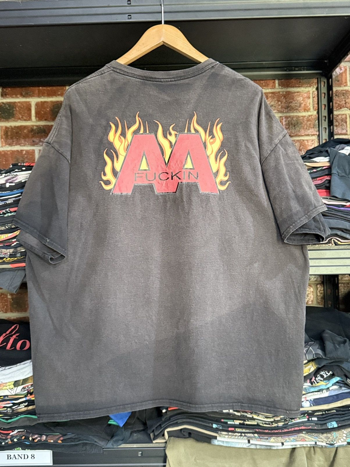 Hook-Ups 🔥Thrashed Vintage Double A FUCKIN Flame Skateboard Hip Hop Size US XXL / EU 58 / 5 - 1 Thumbnail