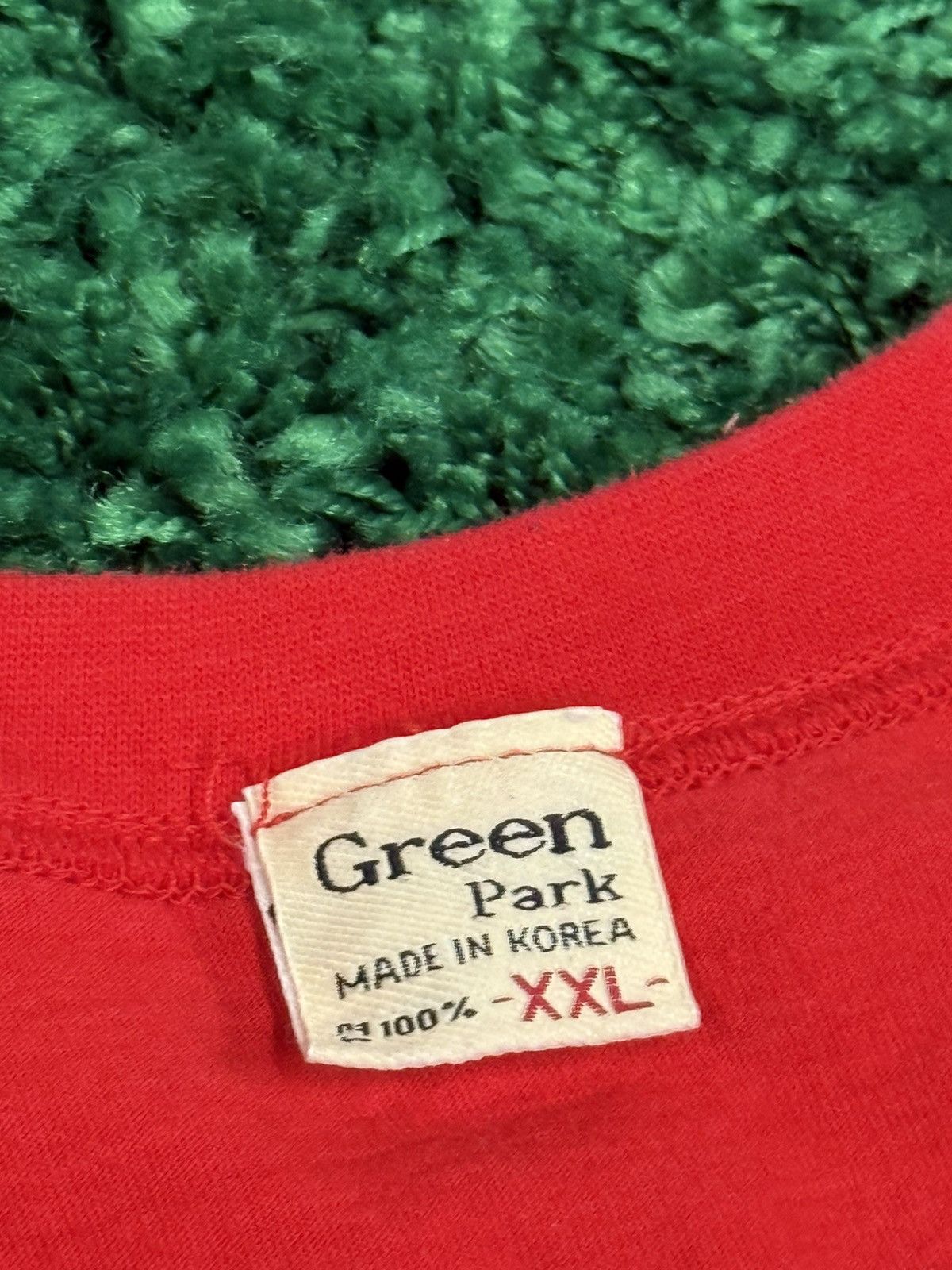 Vintage Vintage Retro Korea Korean Logo Workwear Tee Red 2XL XXL Size US XXL / EU 58 / 5 - 3 Thumbnail