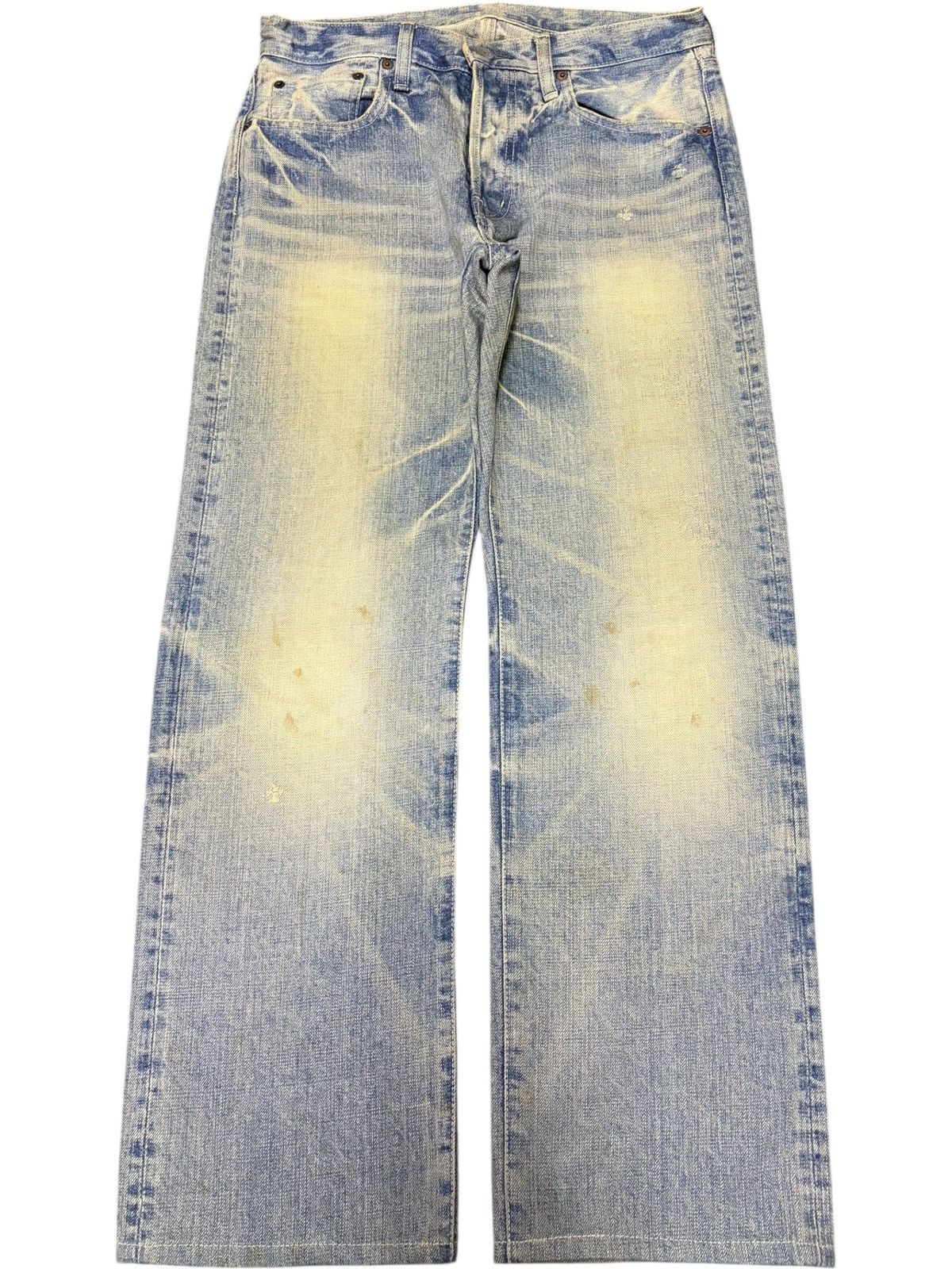 Spellbound Vintage Spellbound Mud Wash Distress Loose Jeans Size US 30 / EU 46 - 1 Thumbnail