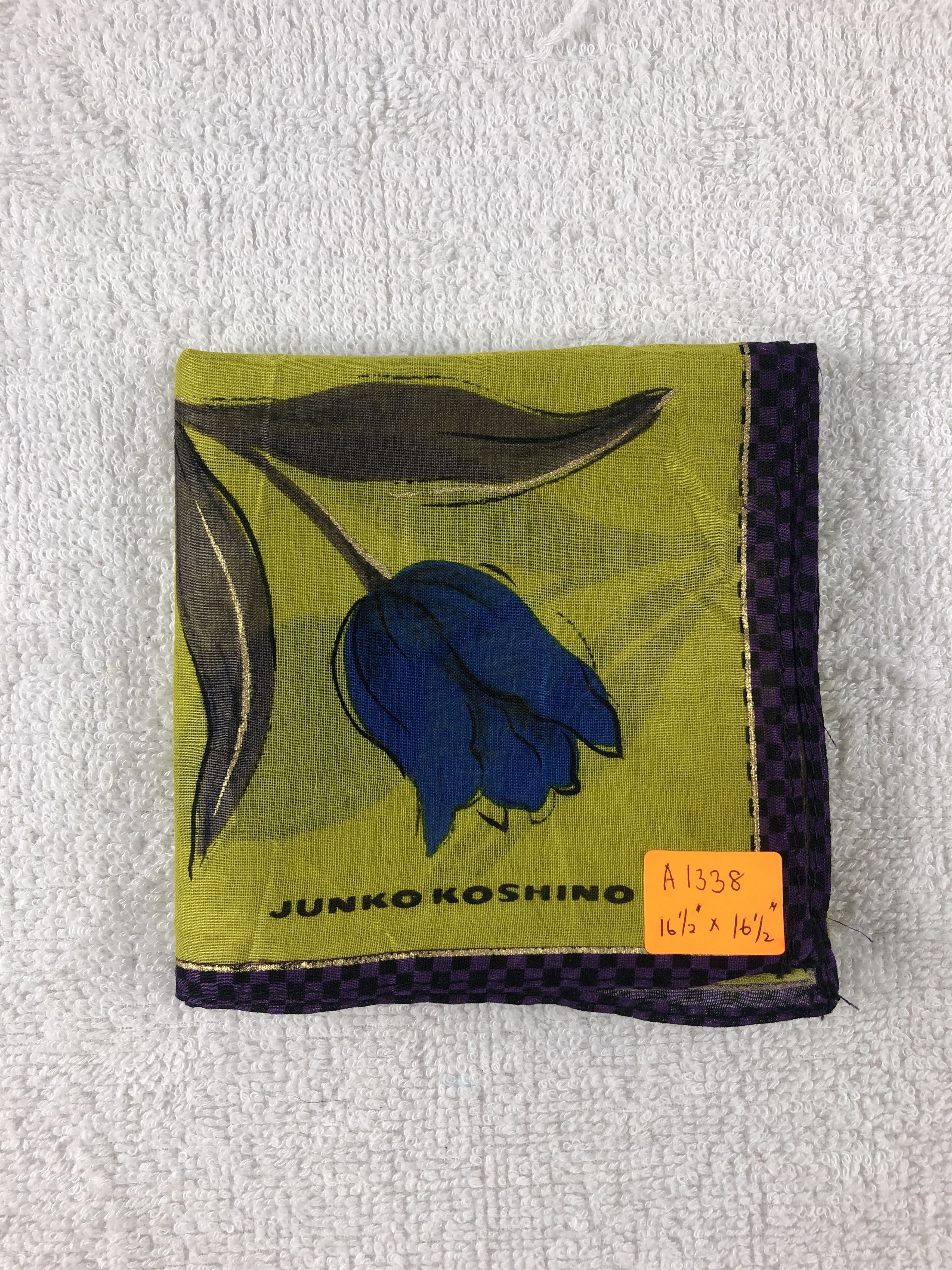 Japanese Brand × Mr. Junko × Vintage Vintage Junko Koshino Handkerchief / Bandana / Neckerchief Size ONE SIZE - 7 Thumbnail