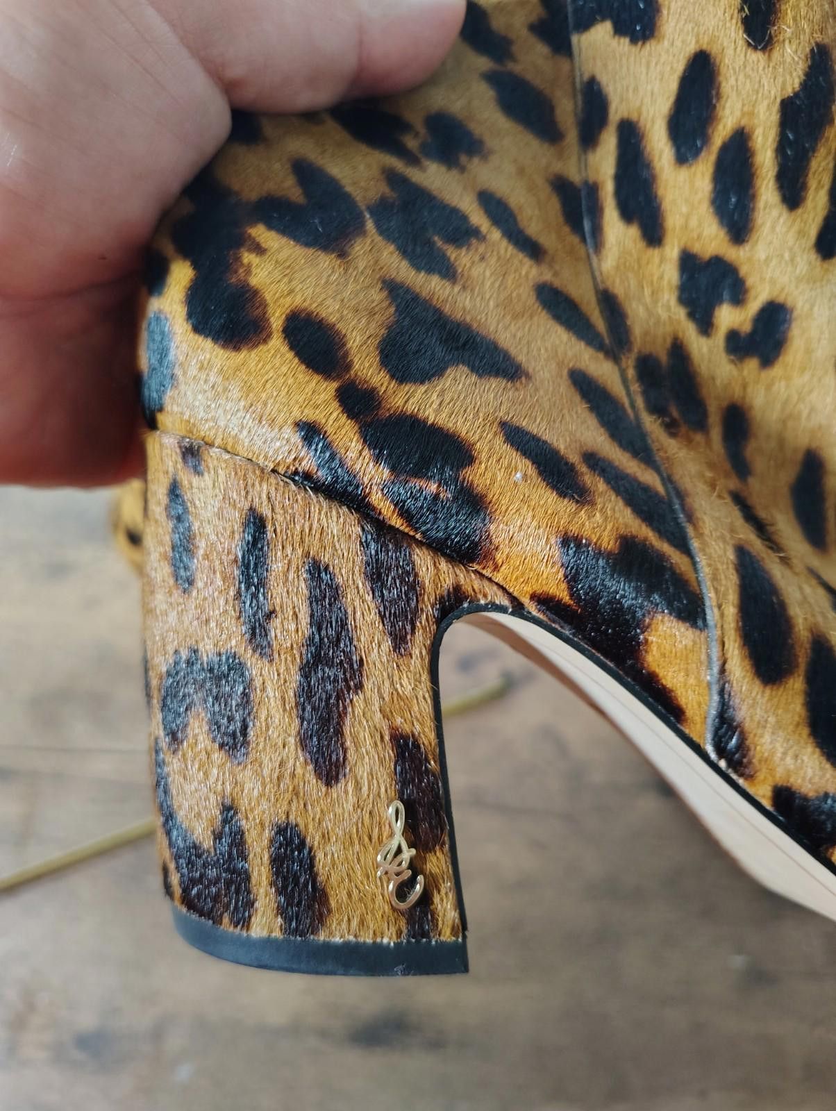Sam Edelman Sam Edelman Cowhide animal print cheetah leopard brown boots Size US 8 / IT 38 - 8 Thumbnail