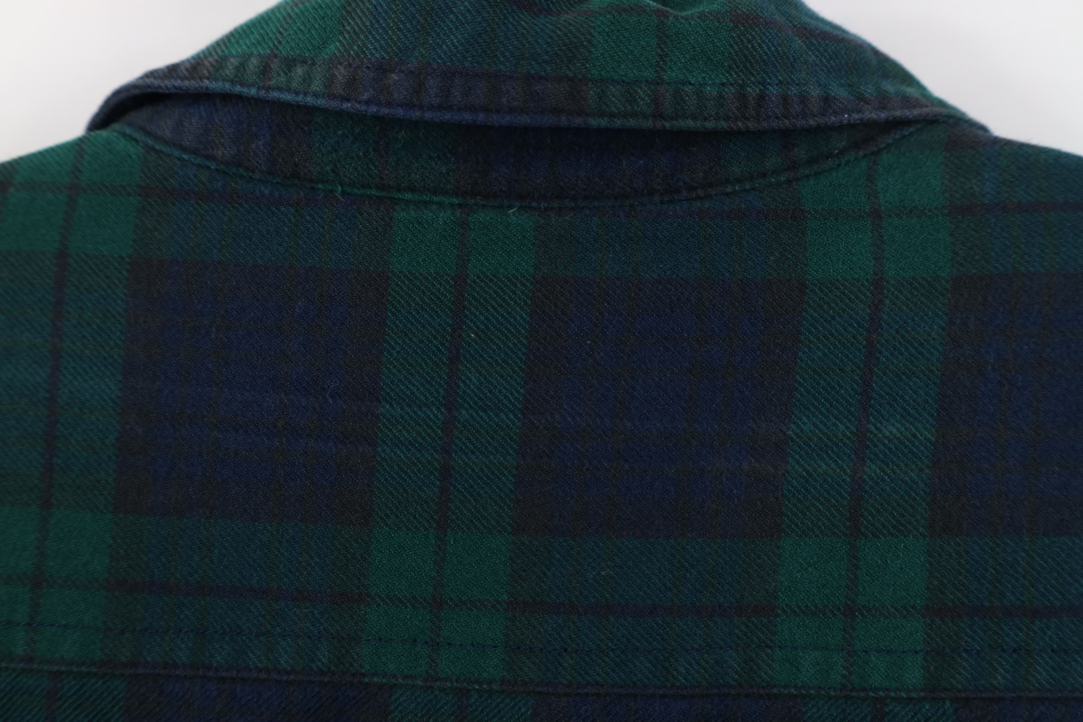 L.L. Bean Vintage LL Bean Fleece Lined Flannel Shirt Jacket Plaid Size US M / EU 48-50 / 2 - 13 Thumbnail