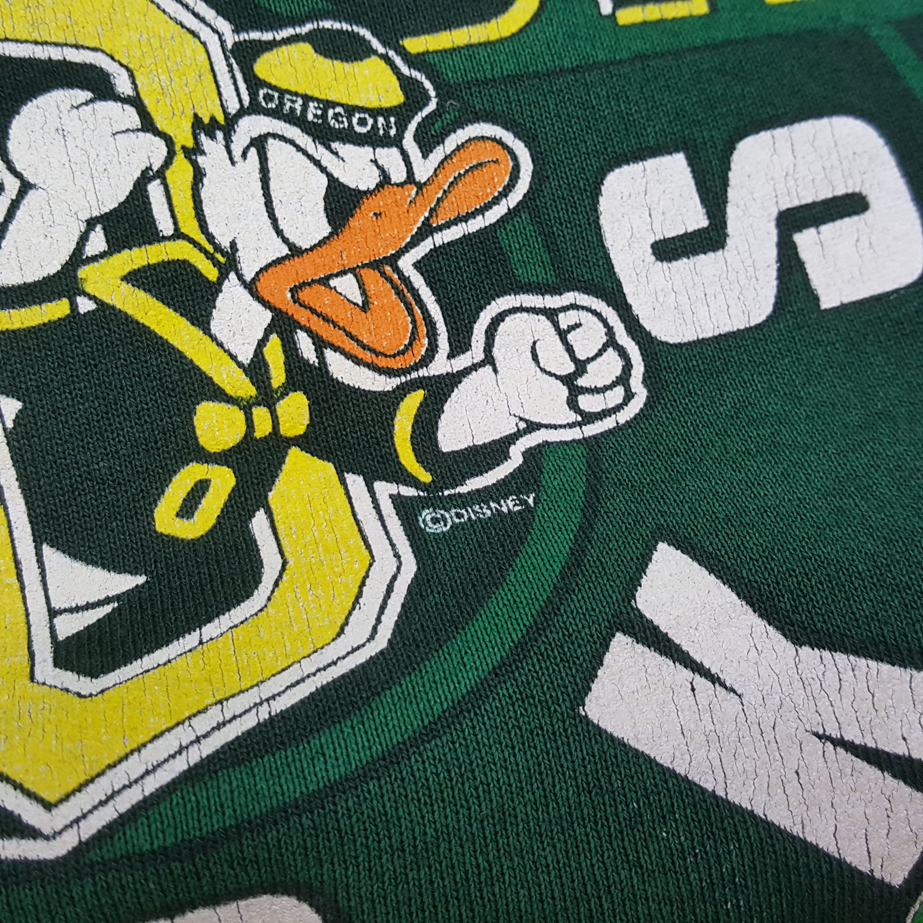 Disney × NFL × Vintage Vintage 90's OREGEN x DUCKS DISNEY NFL Team Sweatshirts Size US S / EU 44-46 / 1 - 6 Thumbnail