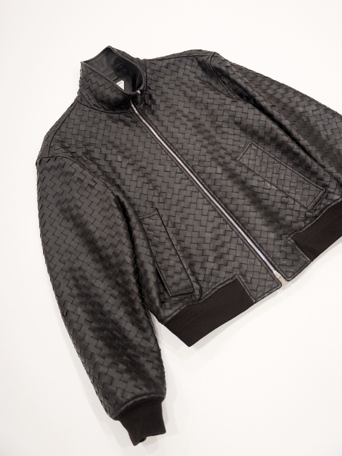 Bottega Veneta “Bottega Veneta Intrecciato Blouson” $12,000 retail! Size US L / EU 52-54 / 3 - 2 Thumbnail