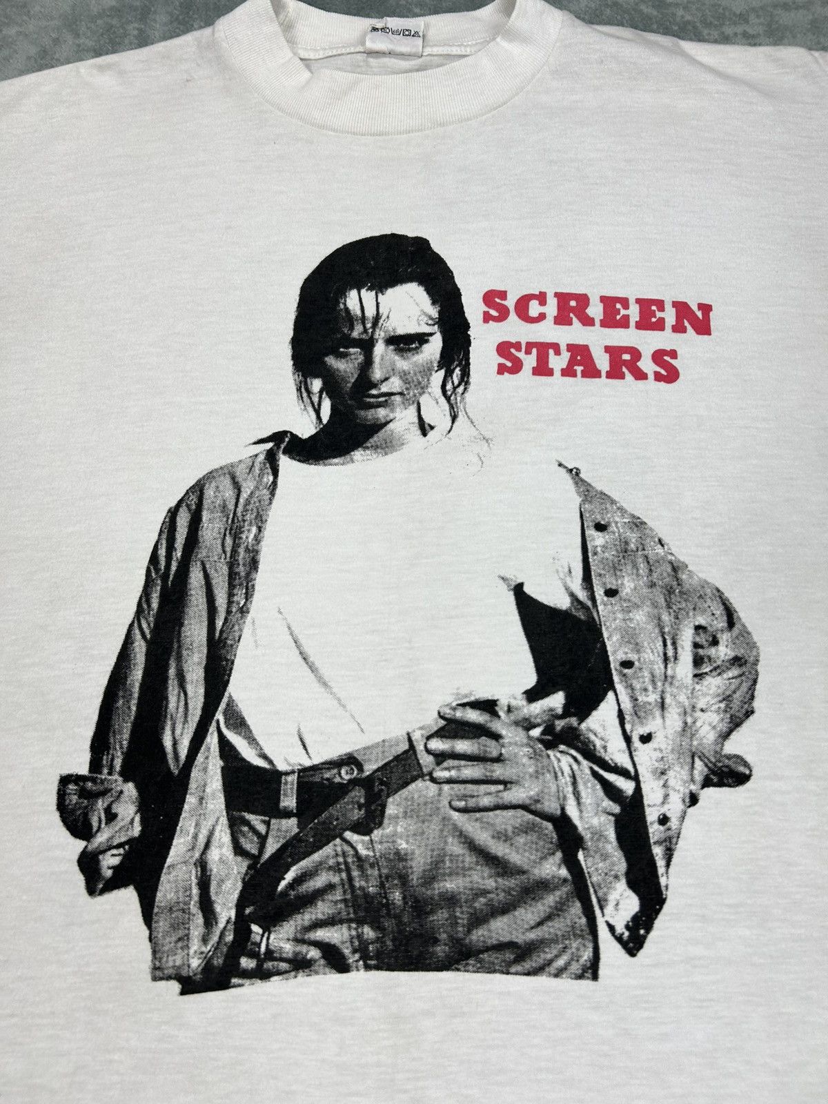 Vintage Vintage Photo Tee Model Screen star Shirt Size US M / EU 48-50 / 2 - 2 Thumbnail