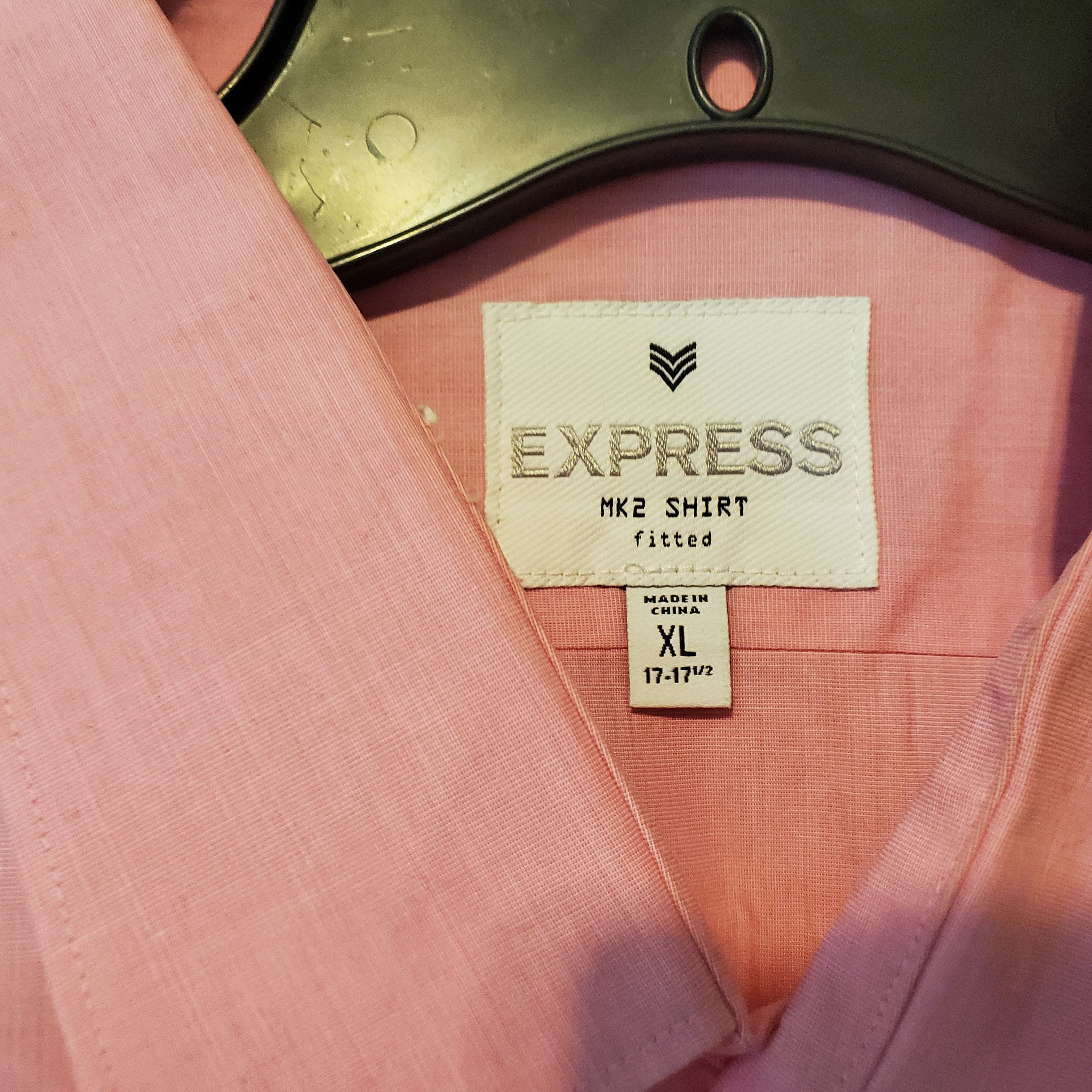 Express Express Men's XL Fitted Button shirt Size US XL / EU 56 / 4 - 3 Thumbnail