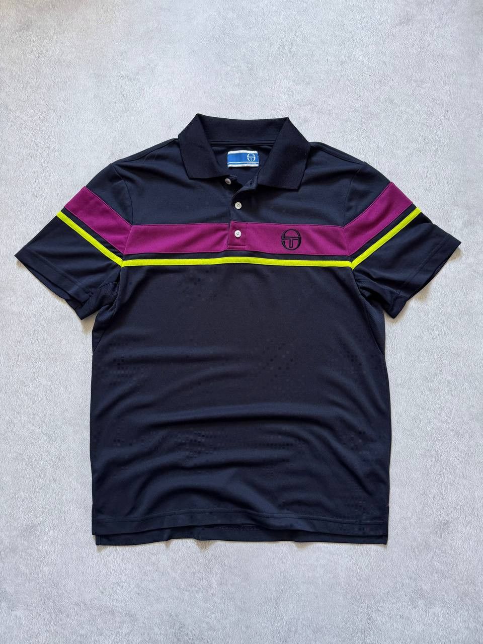 Sergio Tacchini Vintage Sergio Tacchini Polo Shirt Classic Logo Size US M / EU 48-50 / 2 - 1 Thumbnail