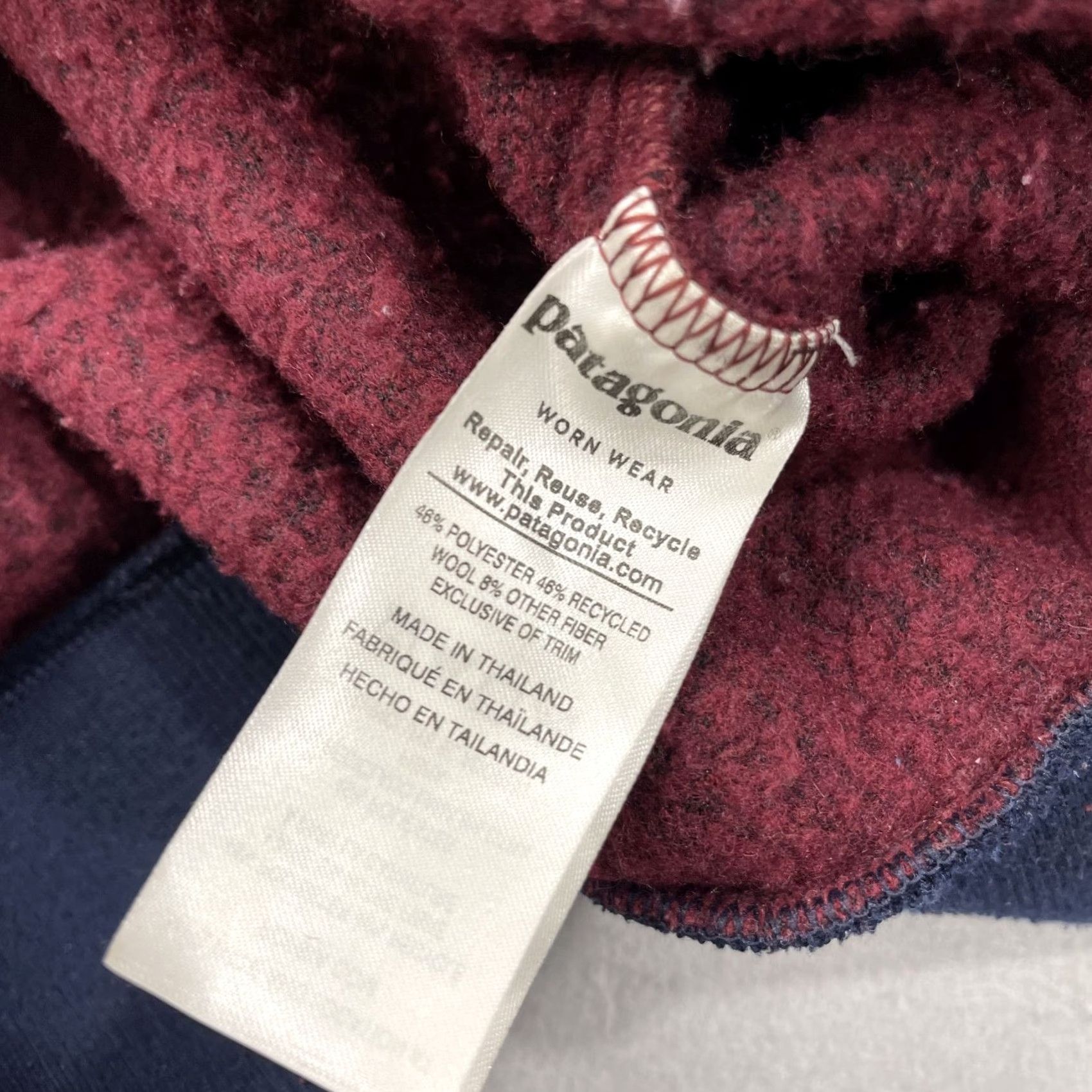 Patagonia Patagonia Jacket Mens XL Blue Red Woolyester 1/4 Zip Fleece Pullover Outdoor Bomber Jacket Mens XL Blue Red Woolyester 1/4 Zip Fleece Pullover Size US XL / EU 56 / 4 - 6 Thumbnail