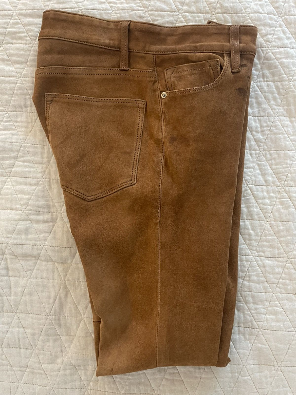 Frame Le High Skinny Leather Jean Size 26" / US 2 / IT 38 - 4 Thumbnail