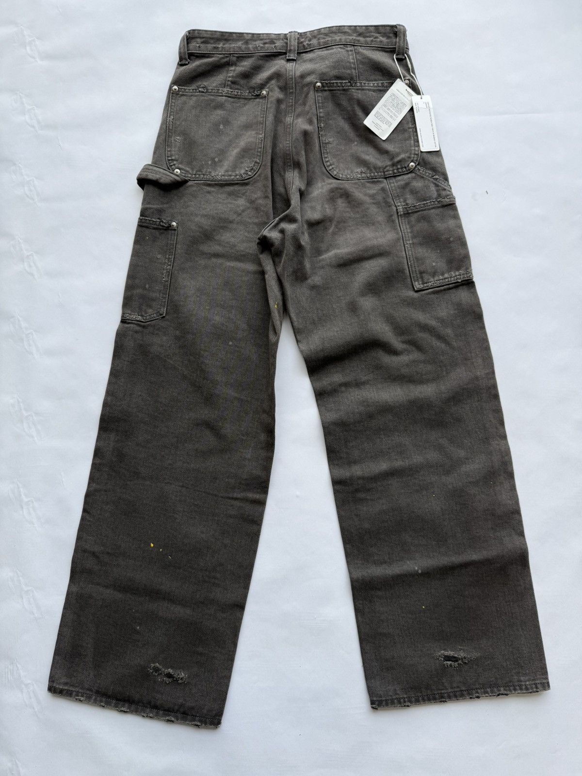 Vuja De VUJDAE GUNTHER DESTROYED DOUBLE-KNEE PANTS IN BRUSHED Size US 32 / EU 48 - 4 Thumbnail