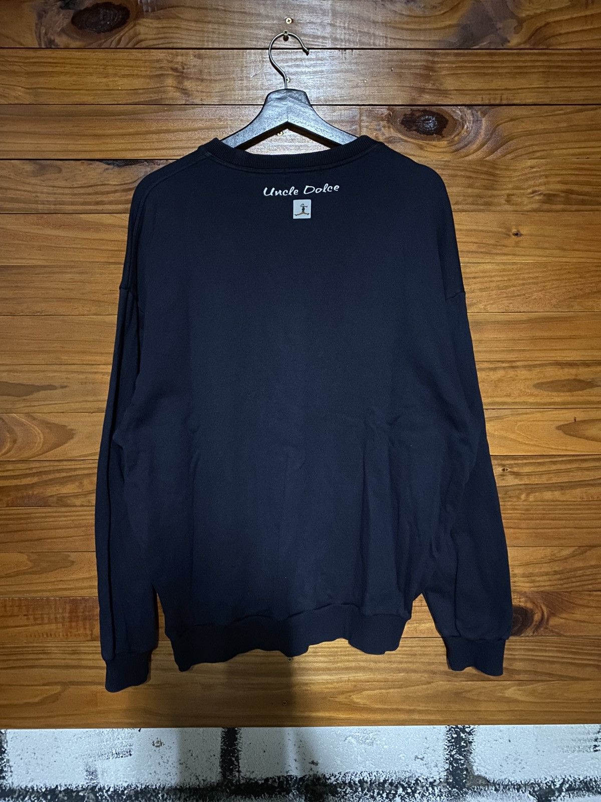 Vintage Dolce Ease-Up “Uncle Dolce” Sweatshirt Navy Blue