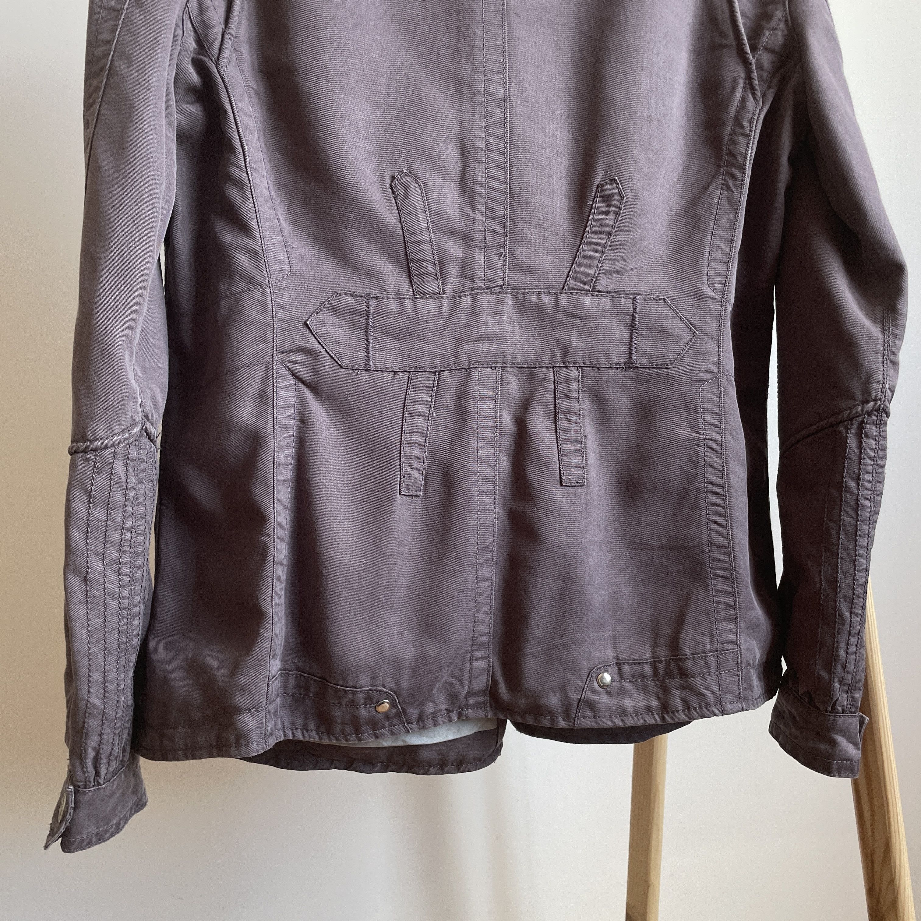 Zadig & Voltaire Zadig & Voltaire Womens Lyocell Military Jacket Size L Size L / US 10 / IT 46 - 8 Thumbnail