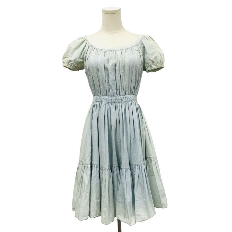 Miu Miu Miu Miu Puff Sleeve Midi Dress Size 40 Size S / US 4 / IT 40 - 1 Thumbnail