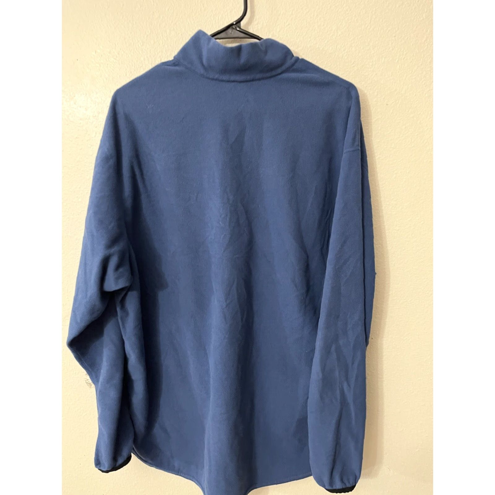 Nike VINTAGE Nike Fleece Sweater Men’s XL Blue 1/4 Zip Pullover Jacket Size US XL / EU 56 / 4 - 2 Thumbnail