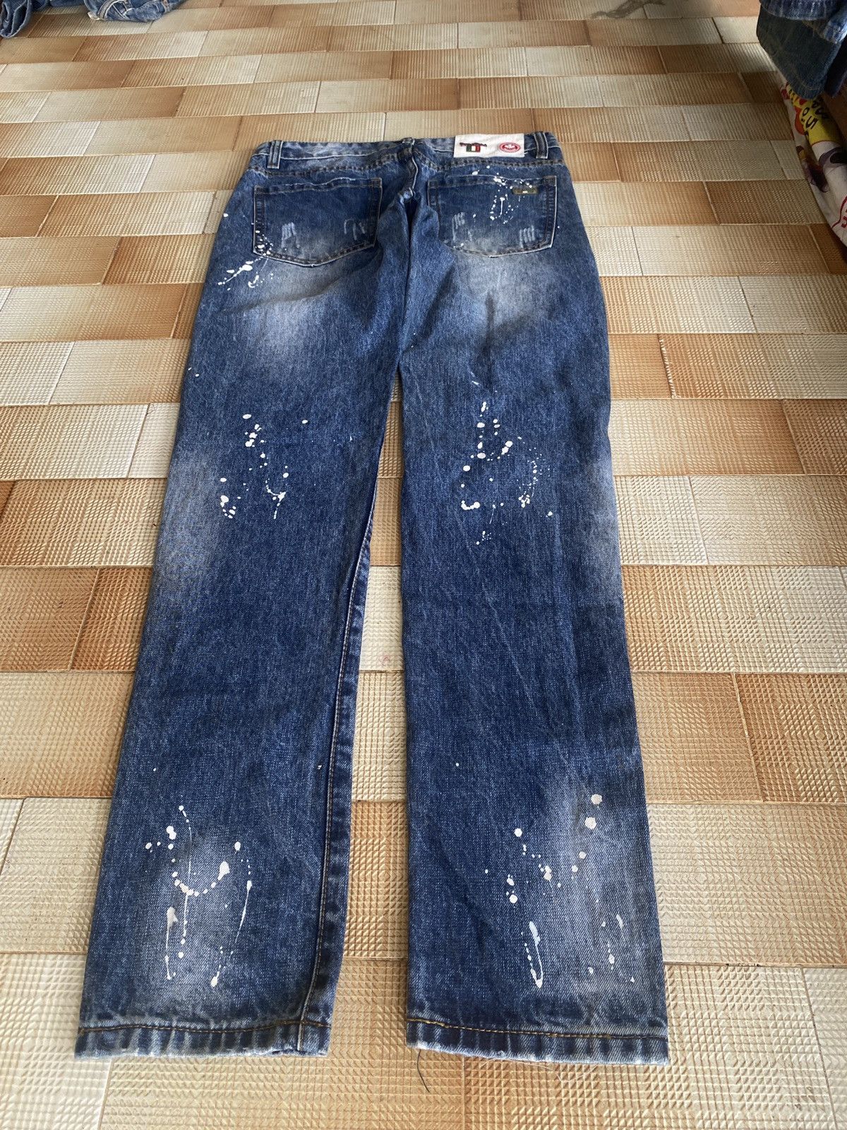 BUFFALO BOBS × Beauty Beast × Vintage Vintage dsouared painted slim fit denim Size US 31 - 3 Thumbnail