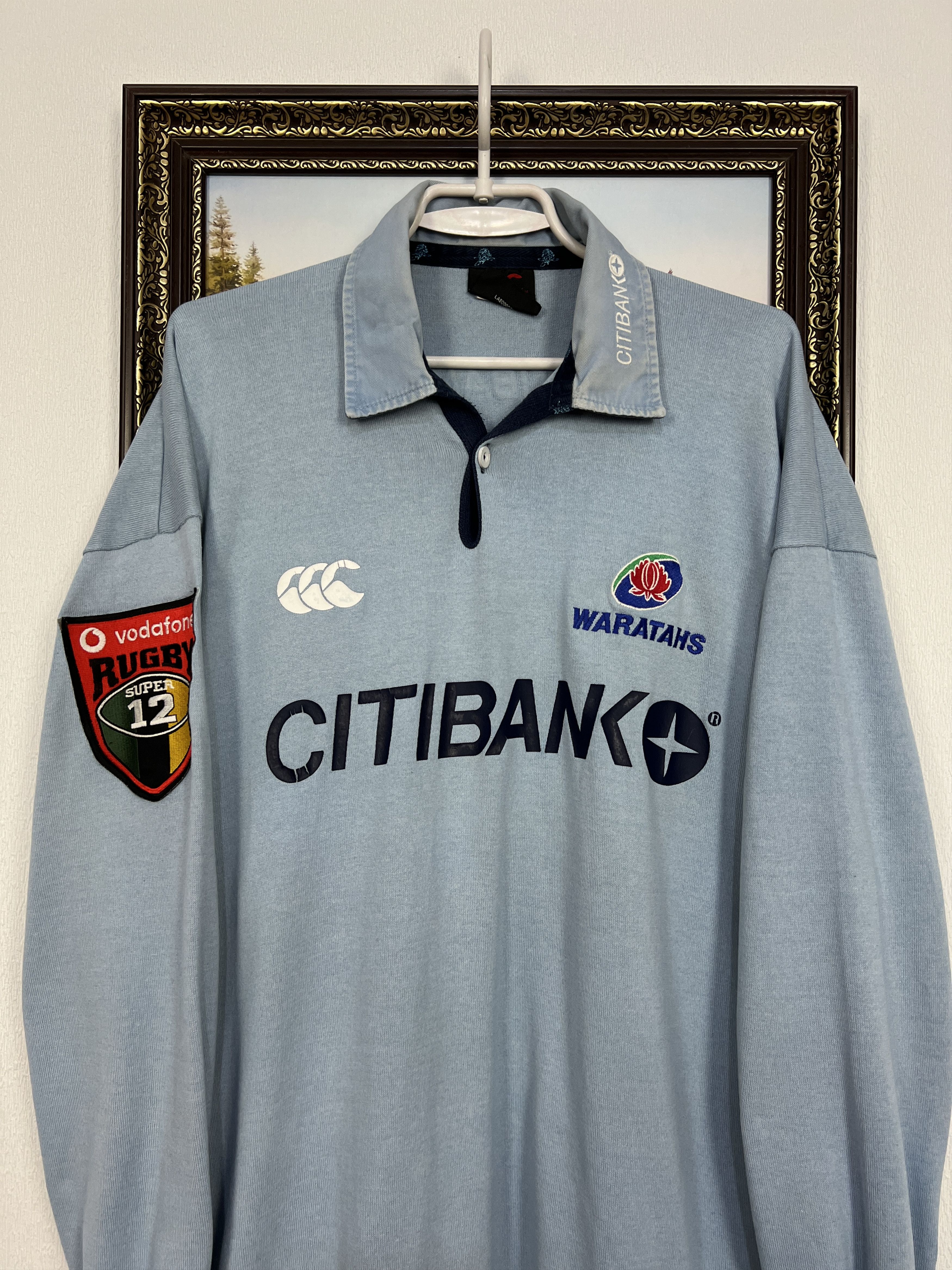 Vintage Vintage Canterbury NSW Waratahs Rugby Long Sleeve Jersey Size US XL / EU 56 / 4 - 2 Thumbnail