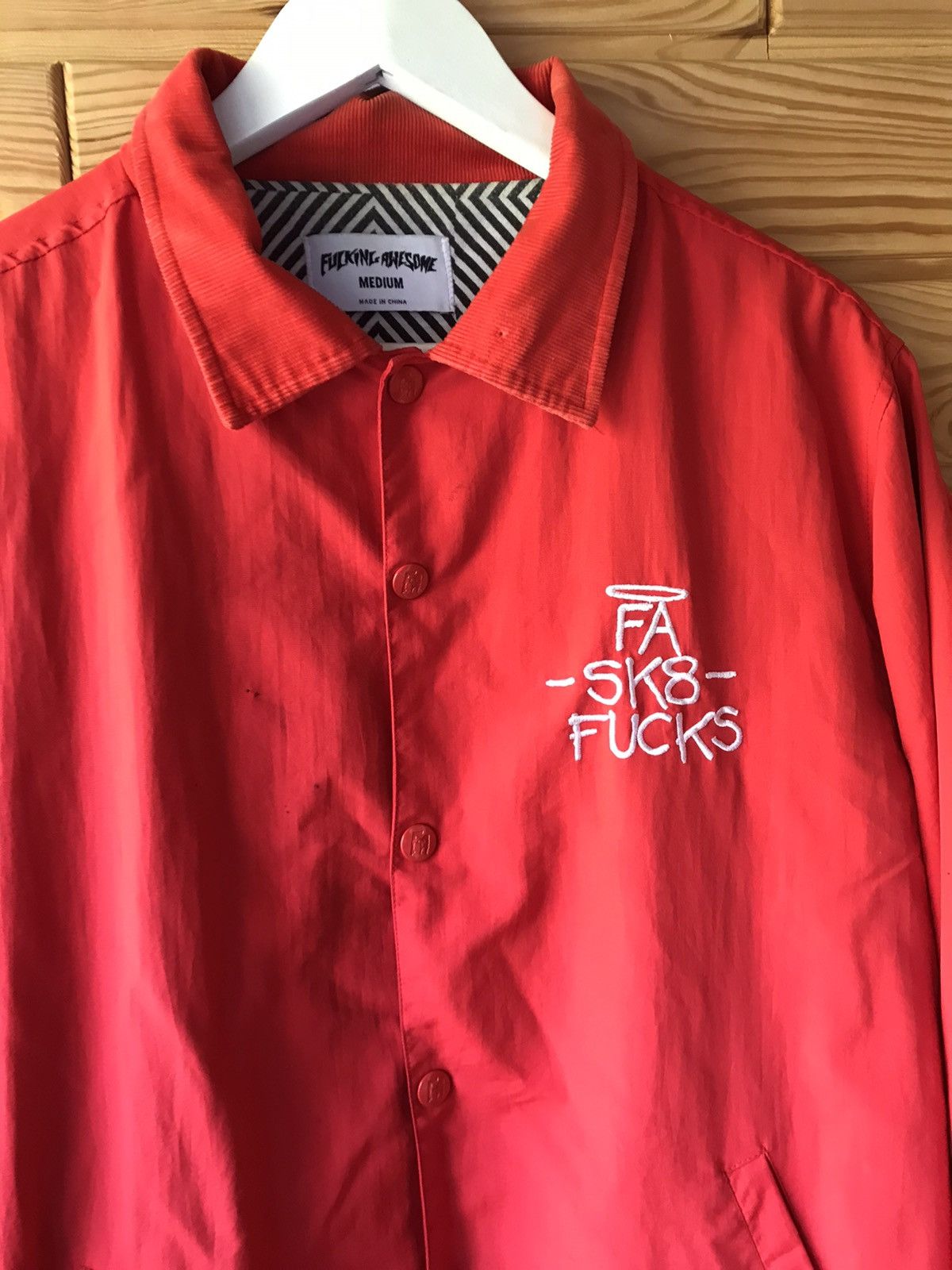 Fucking Awesome FA Sk8 Fucks Coach Jacket Size US M / EU 48-50 / 2 - 3 Thumbnail