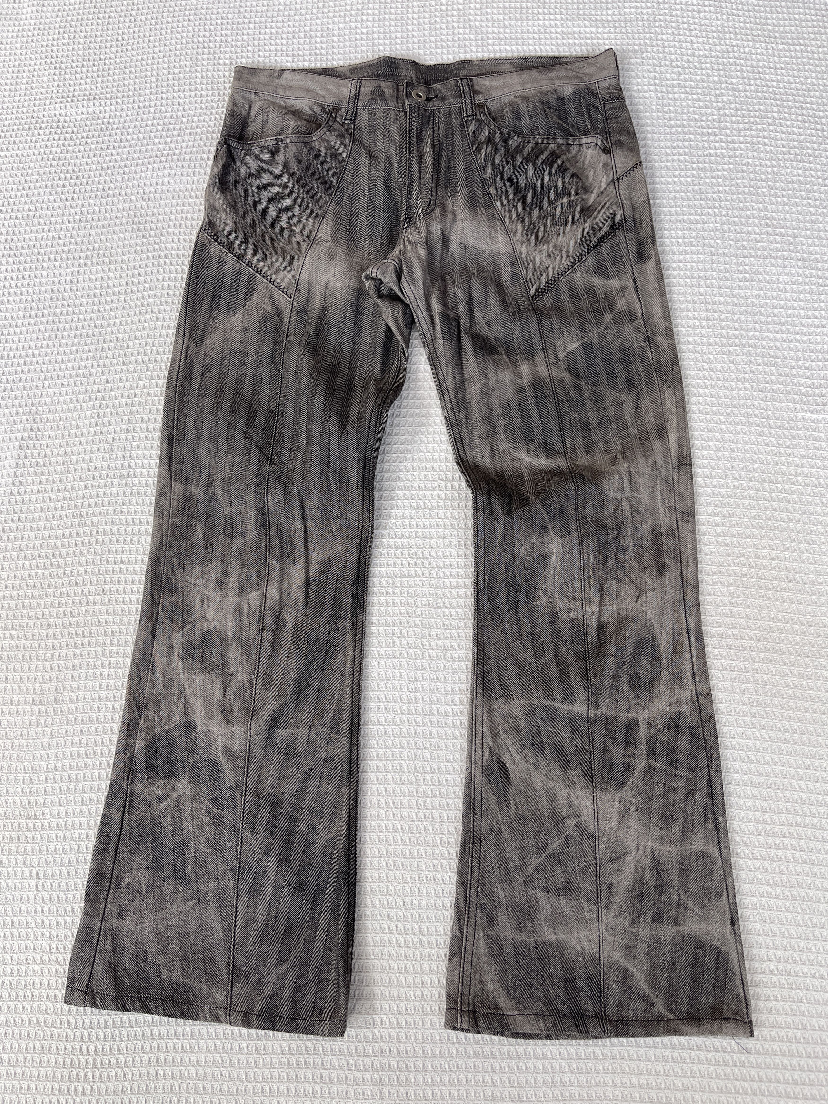 Japanese Brand Rare🔥Japanese Designer EDGE RUPERT Flared Bootcut Jeans Size US 35 - 2 Thumbnail