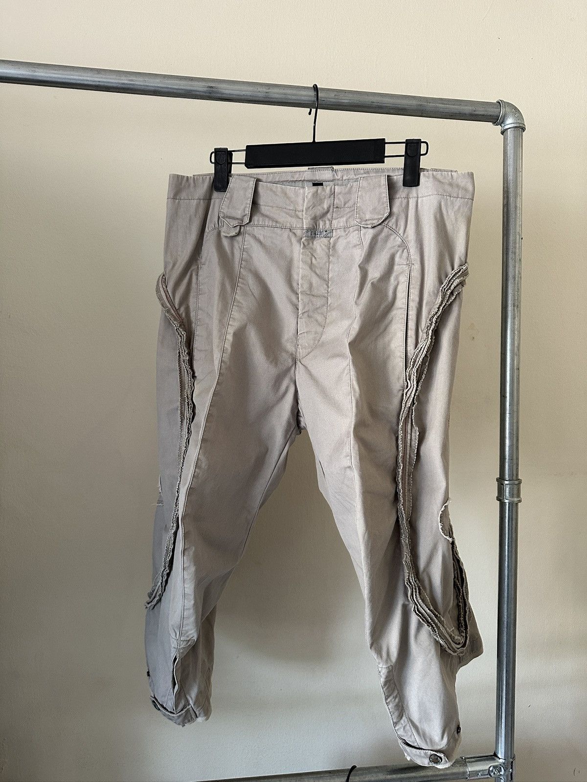 Marithe + Francois Girbaud 2000s Marithe Francois Girbaud Piping Cargo Pant Size US 30 / EU 46 - 12 Thumbnail