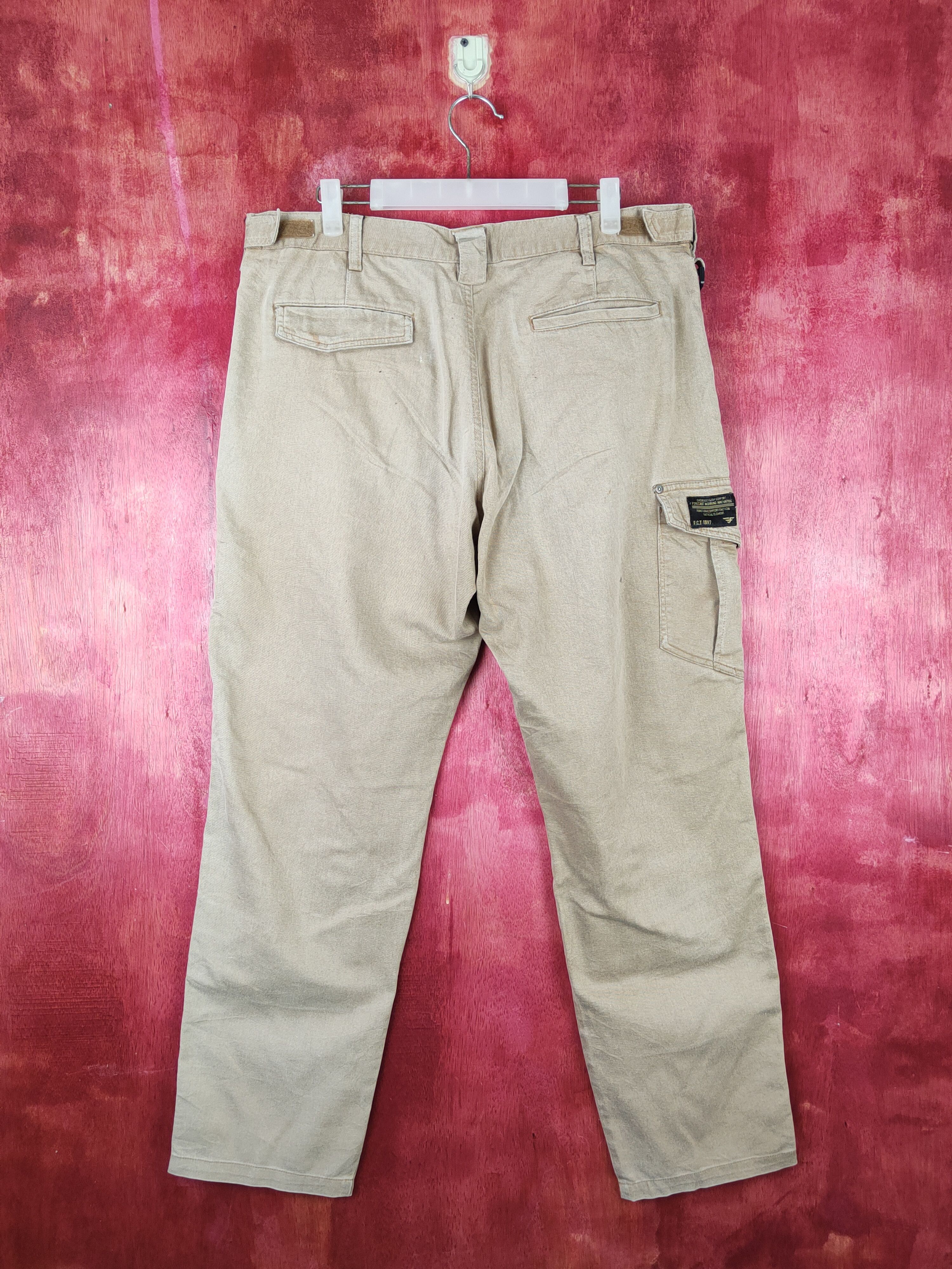 Japanese Brand Forecast Brown Faded Multipocket Tactical Cargo Pants #S1393 Size US 36 / EU 52 - 9 Thumbnail