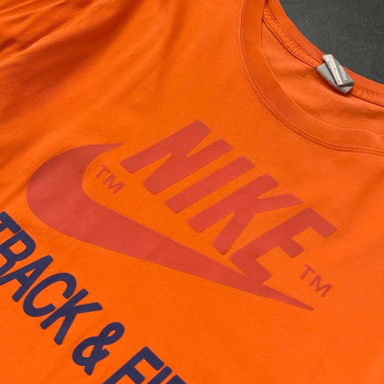 Nike × Vintage Vintage Nike Big Logo streetwear 00’s opium tee Size US L / EU 52-54 / 3 - 4 Thumbnail