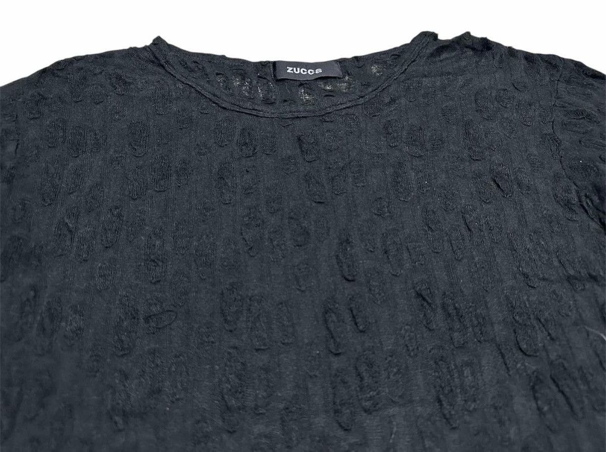 Issey Miyake 🔥Rare Vintage Zucca Issey Miyake Rayon Knit Shirt See Thru Size US M / EU 48-50 / 2 - 5 Thumbnail