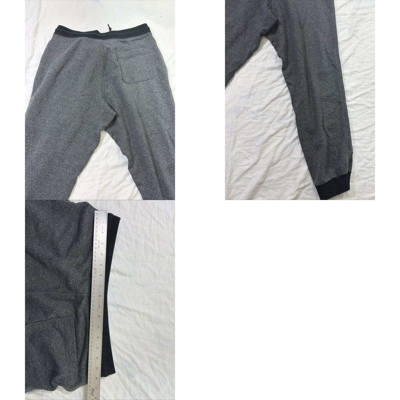 Nike Nike Sweatpants Mens Tapered Warm Up Drawstring Athleisure Gray L Size US 33 - 10 Thumbnail