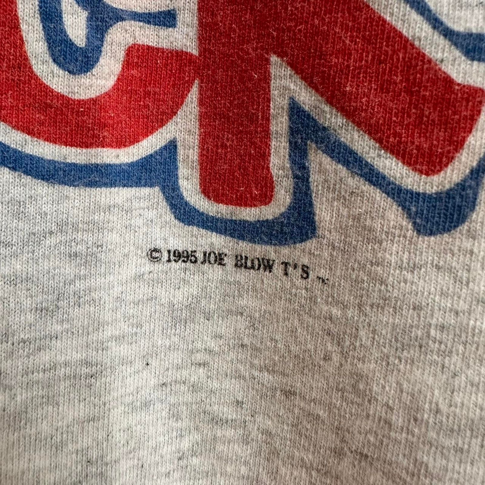 MLB × Vintage Vintage 1995 Big Stick Joe Blow Shirt Size US L / EU 52-54 / 3 - 3 Thumbnail