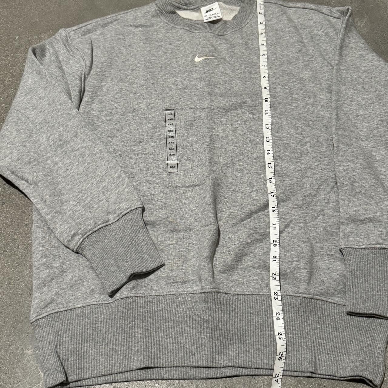 Nike Grey Embroidered Nike Crewneck Size US XXS / EU 40 - 2 Thumbnail