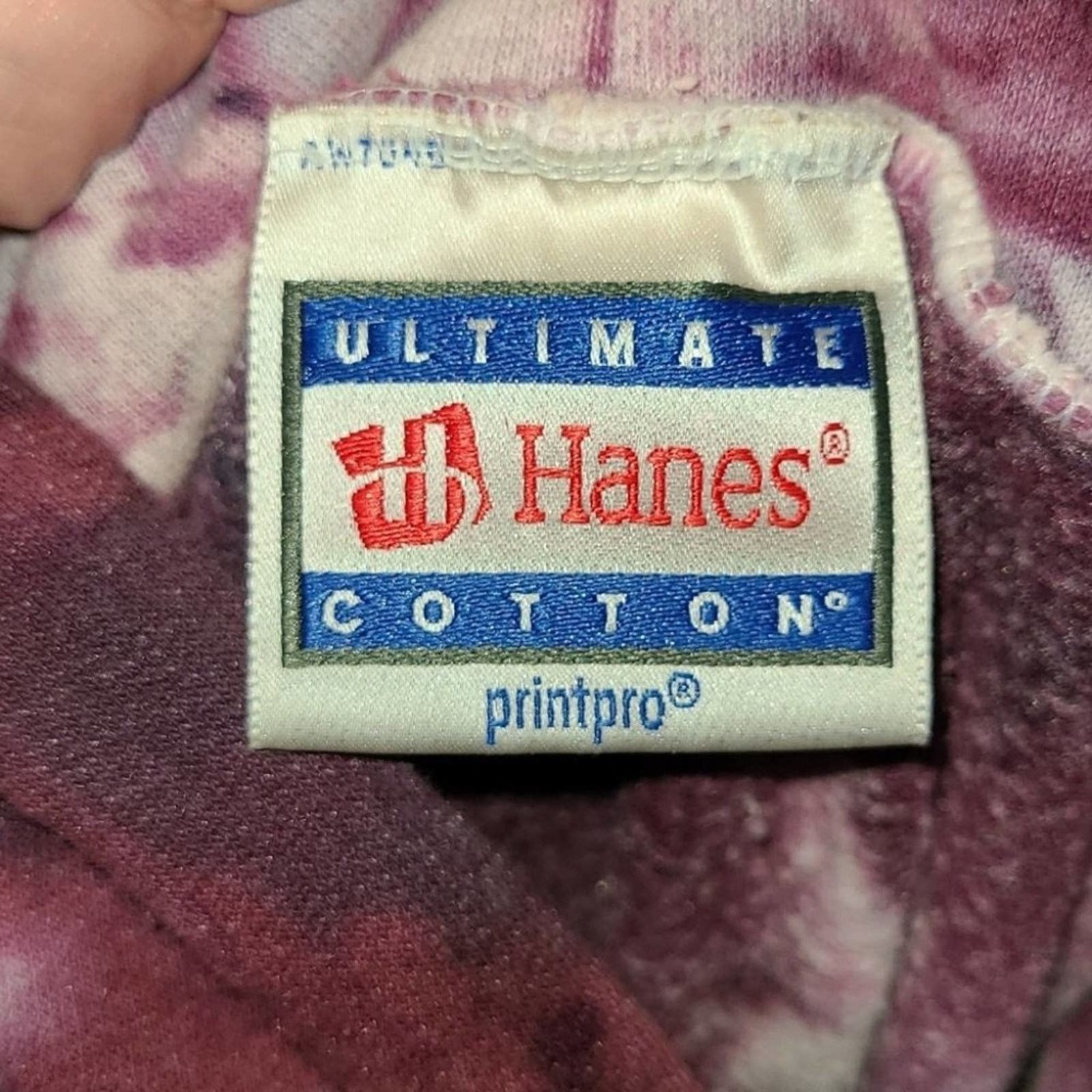 Hanes Oversized Bleached Hoodie tie dye Size XXL / US 16-18 / IT 52-54 - 9 Thumbnail